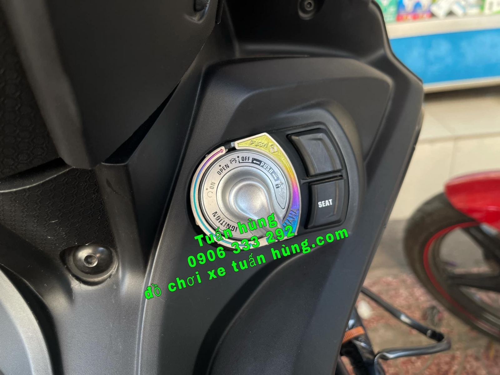 Miếng dán ổ khoá Exciter Ex 155 / Ex155
