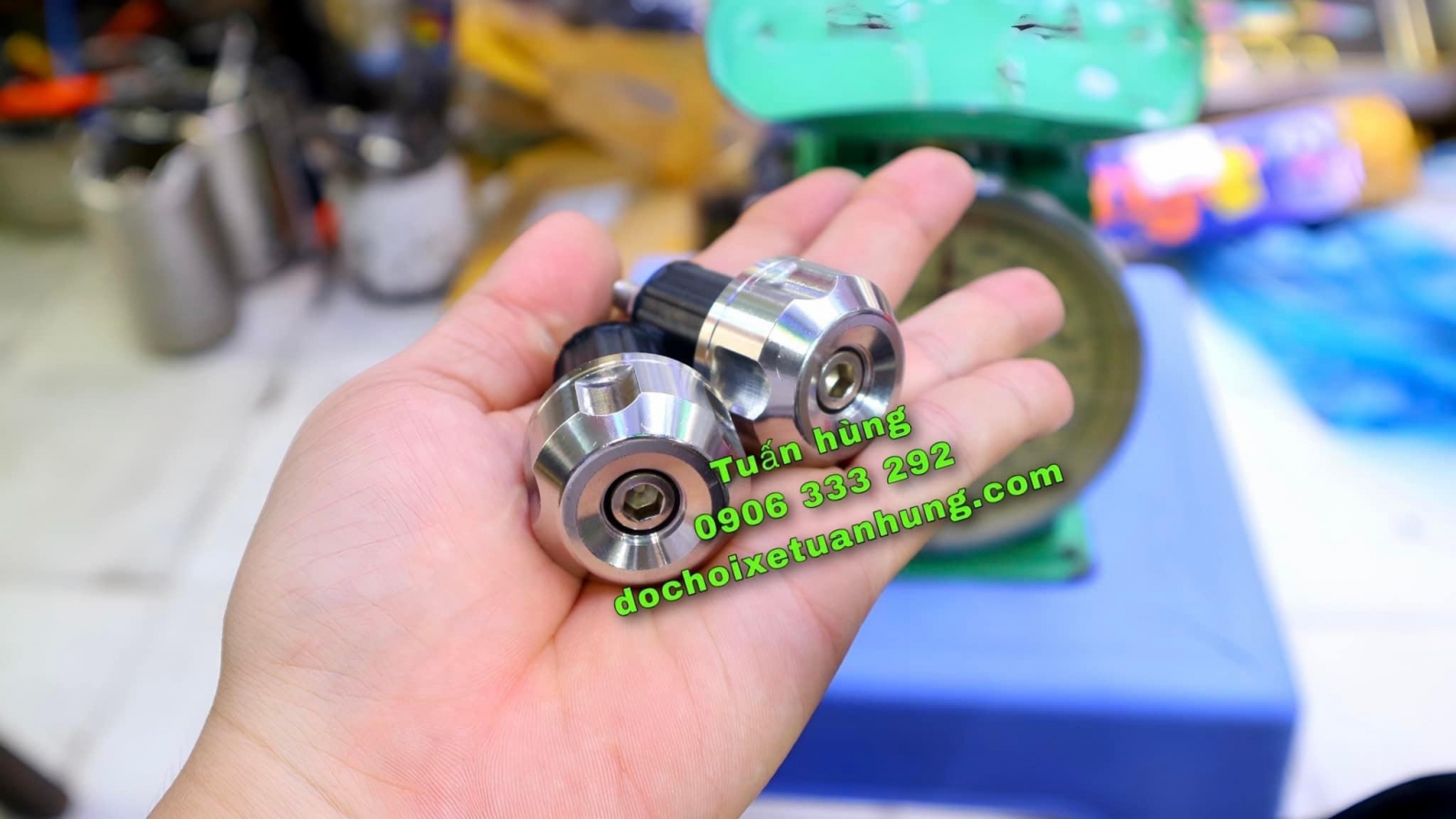 Gù Inox Tay Lái Xe Máy Sáng Bóng - Gù Tay Lái Xe Máy