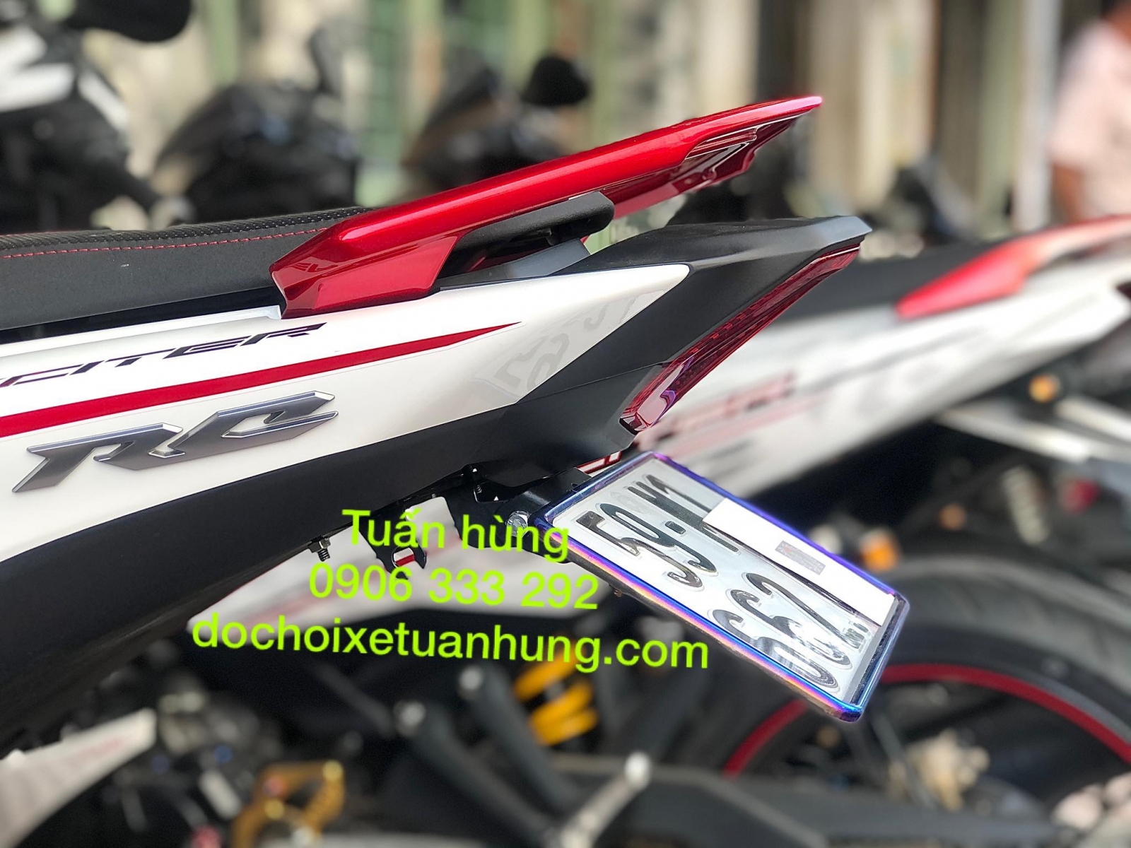 Pat biển số Exciter 155/ Ex155 Tăng Chỉnh Cao Thấp - đồ chơi xe ex155