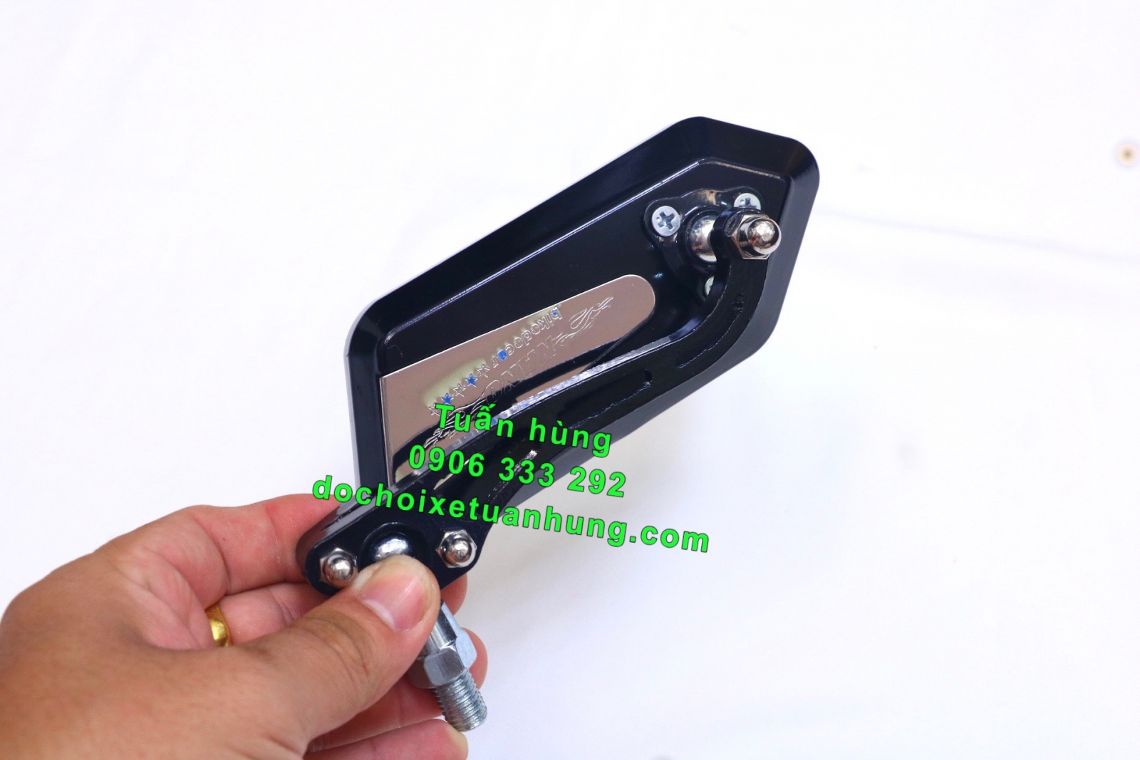 KÍNH CHIẾU HẬU XÀI CHO YAMAHA, HONDA, 5 CẠNH, Gương Xe Máy