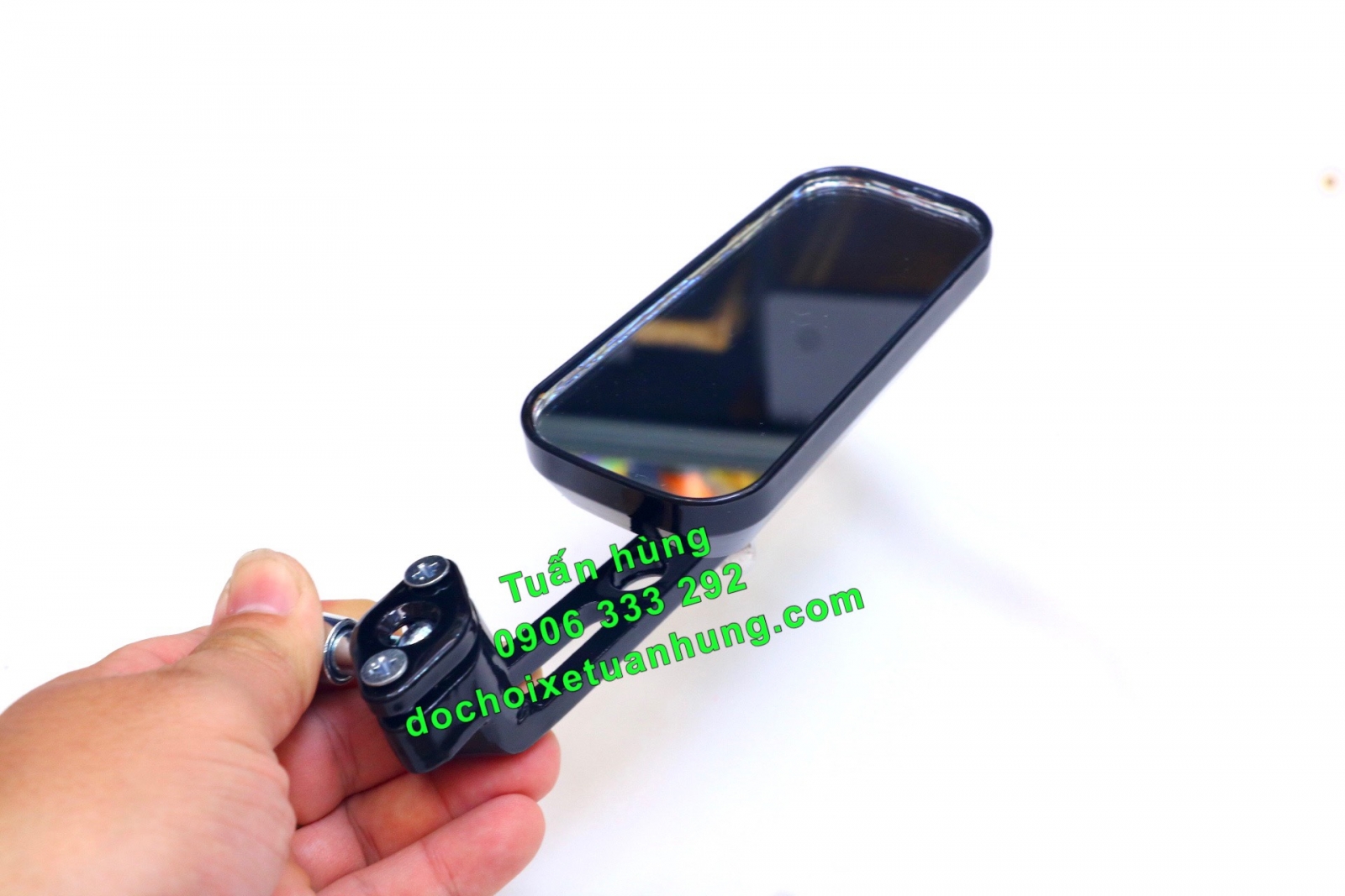 Gương, Kính Chiếu Hậu Vuông Mẫu Mới Cho Xe Máy