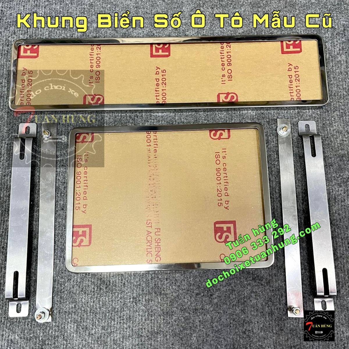 khung biển số inox xe ô tô - khung biển số xe ô tô inox - khung biển số xe hơi