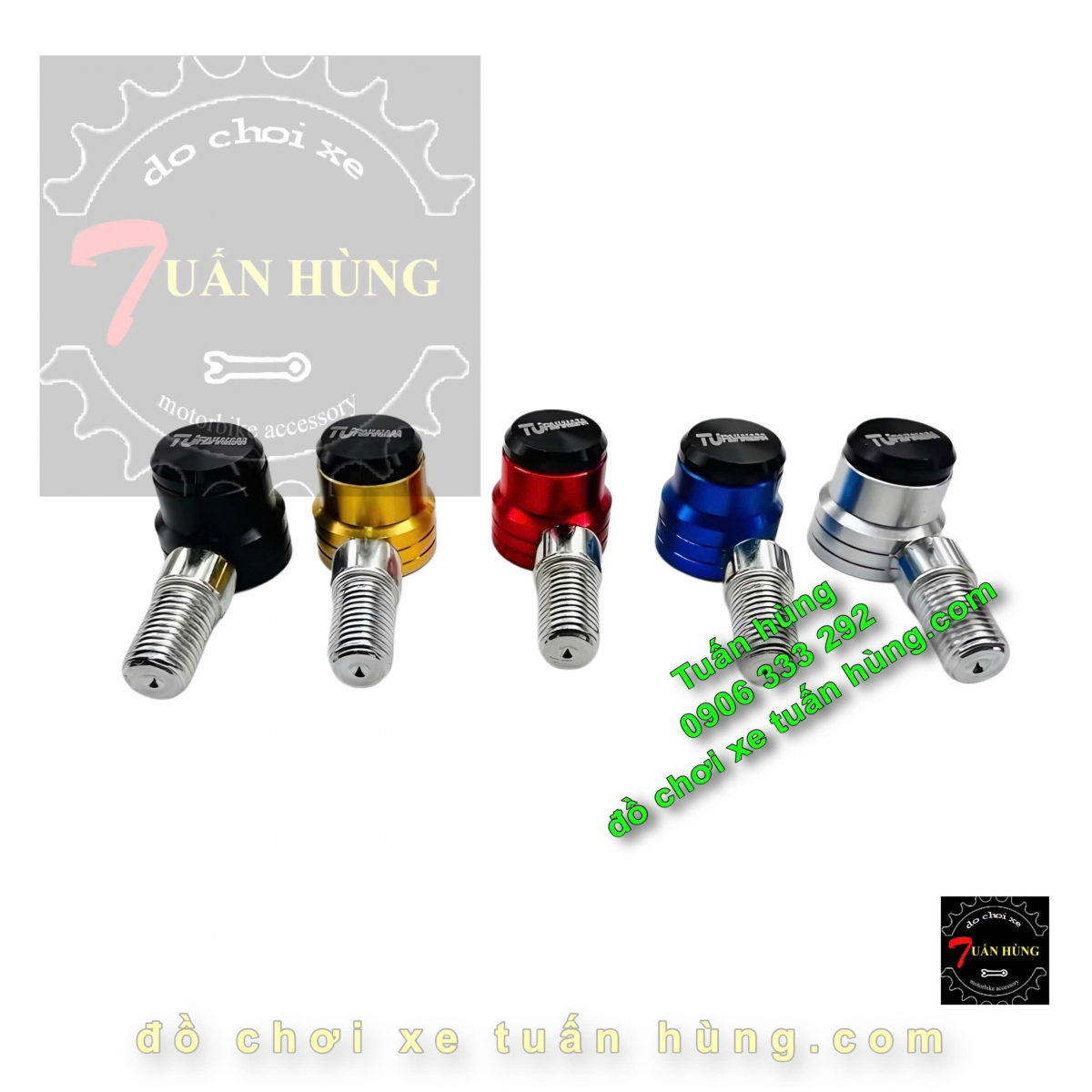 Ốc chân kính xe máy HONDA YAMAHA CNC 